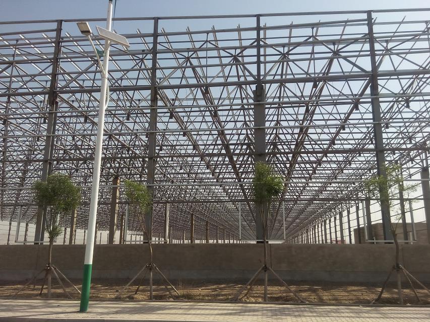 登封汽车工业厂房网架